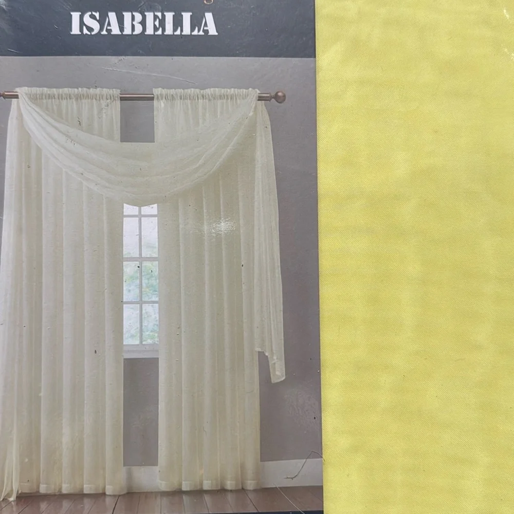 Isabella Yellow Scarf window